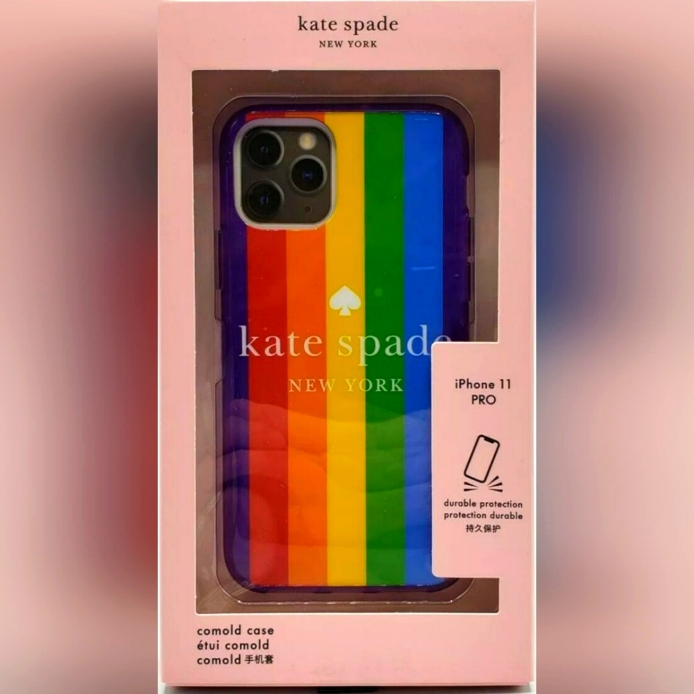Kate Spade iPhone 11 Pro Phone Case New York Spectrum Logo Pride